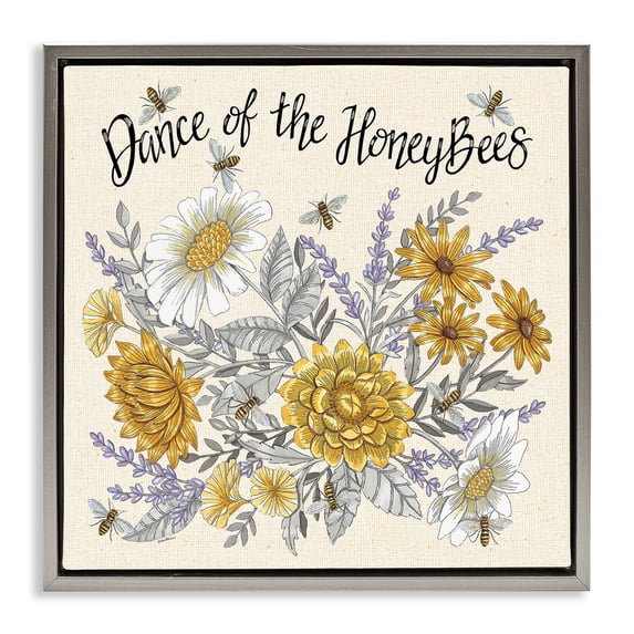 Stupell Industries Cottage Gray Floating Frame Canvas Art, 25 x 25, by Deb Strain