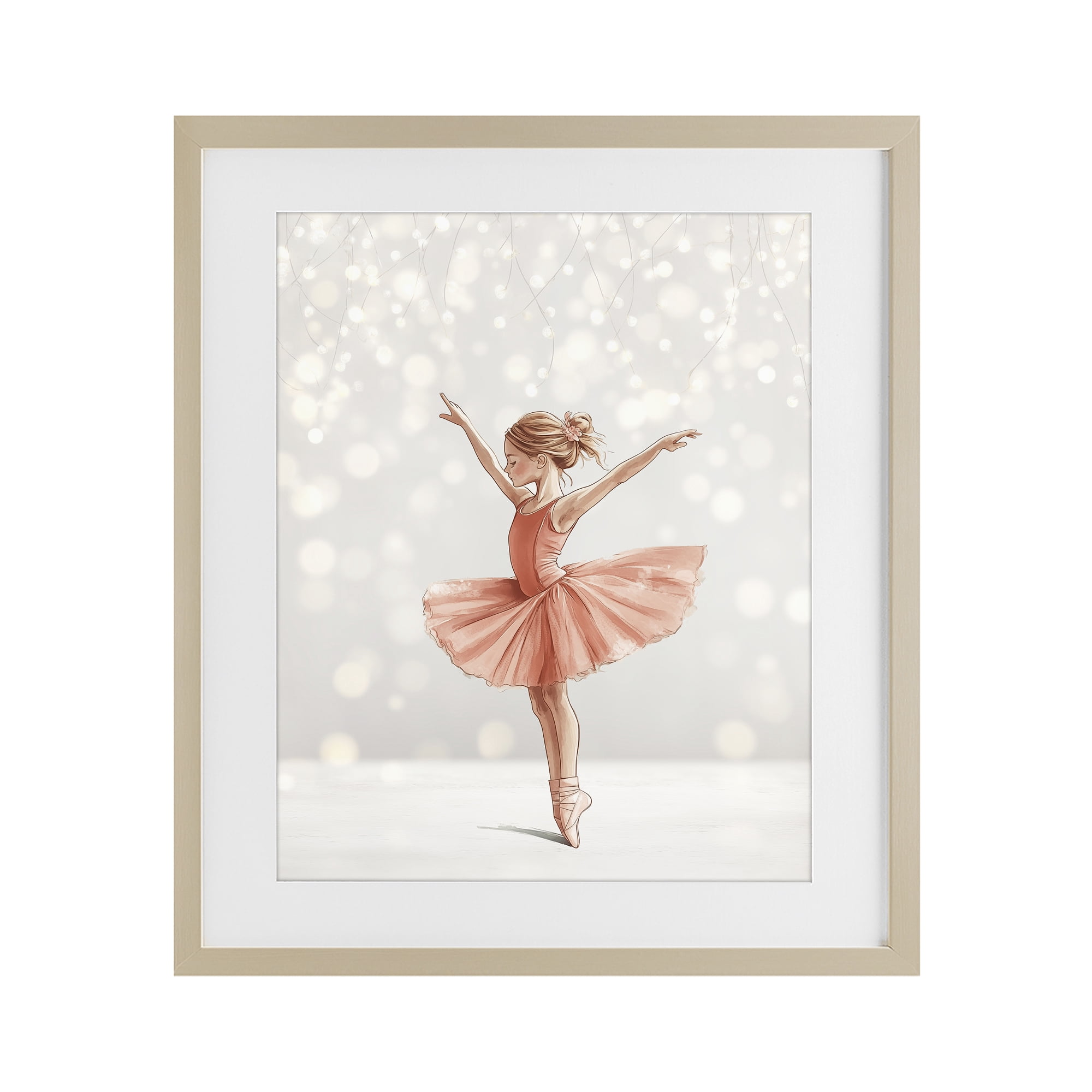 Stupell Industries Dancer In The Light Birch Framed Print Under Glass, design by Christine Simpson Art