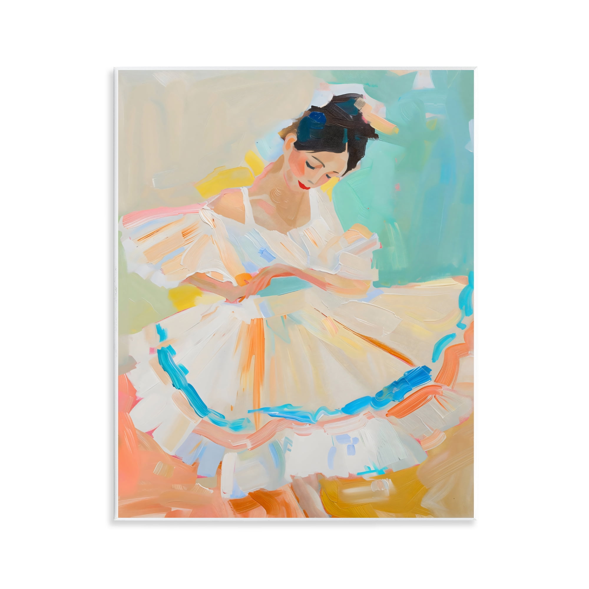 Stupell Industries Dancer with Flowing Dress Wall Plaque Art, design by The Prints Vibe