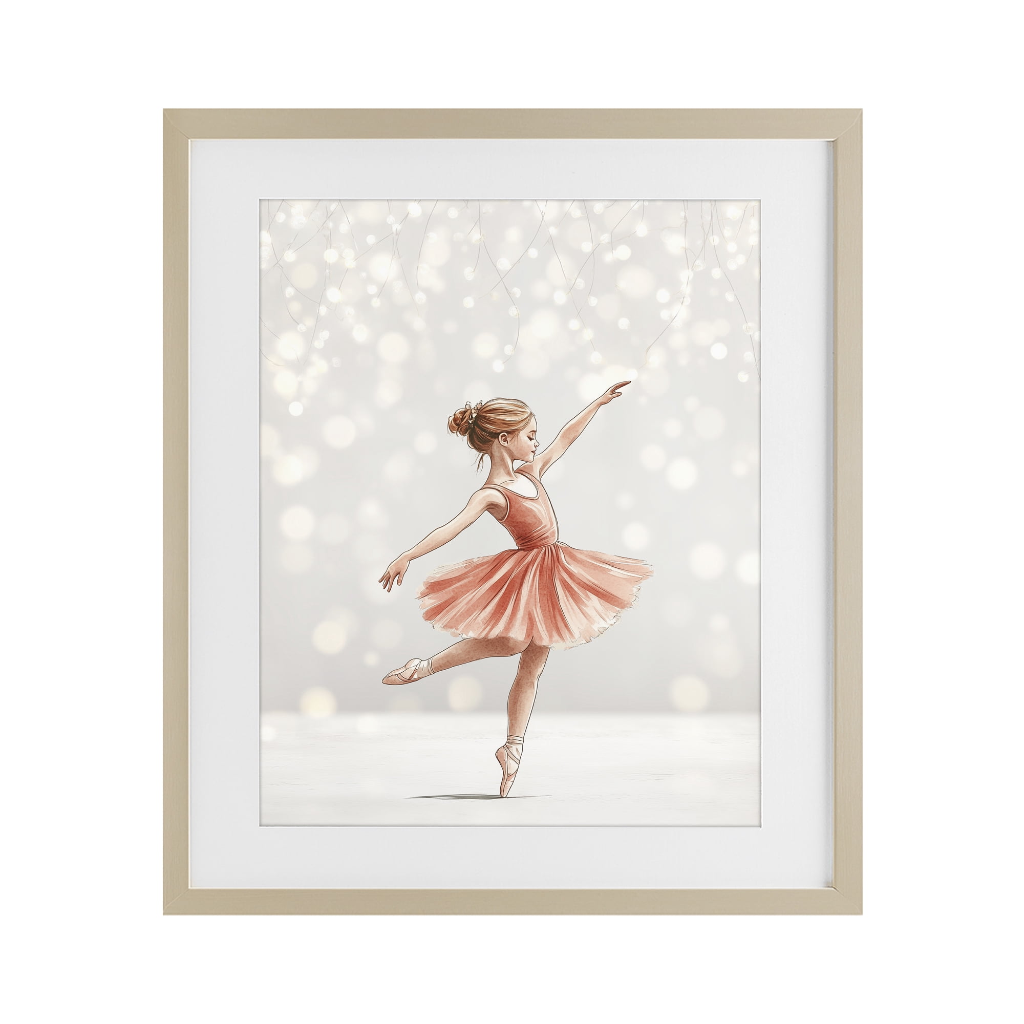 Stupell Industries Dancing In The Light Birch Framed Print Under Glass, design by Christine Simpson Art