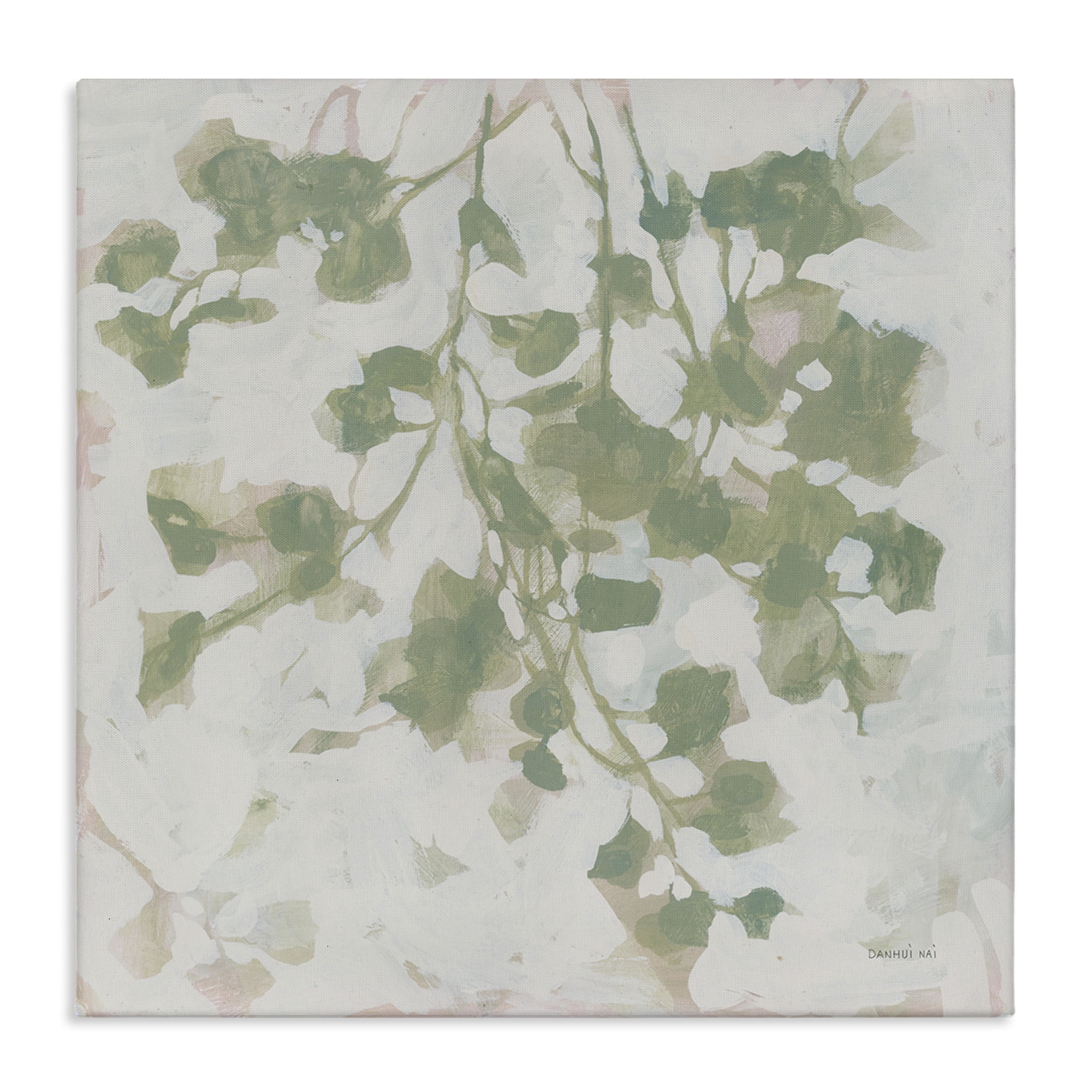 Stupell Industries Dancing Leaf Shadows Botanical & Floral Painting Gallery Wrapped Canvas Art Print Wall Art, 30 x 30