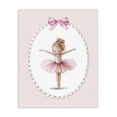 thumbnail image 1 of Stupell Industries Cottage Dancing Pink Ballerina Canvas Art, 36 x 48, by Christine Simpson Art, 1 of 8