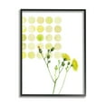thumbnail image 1 of Stupell Industries Dandelion Flowers under Abstract Summer Circles Floral Painting Photography Black Framed Art Print Wall Art, 16x20, by Verbrugge Watercolor, 1 of 7