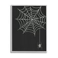 thumbnail image 1 of Stupell Industries Dangling Spider Web Insect Graphic Art Gray Framed Art Print Wall Art, Design by Taylor Shannon Designs, 1 of 7