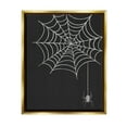 thumbnail image 1 of Stupell Industries Dangling Spider Web Insect Graphic Art Metallic Gold Floating Framed Canvas Print Wall Art, Design by Taylor Shannon Designs, 1 of 6