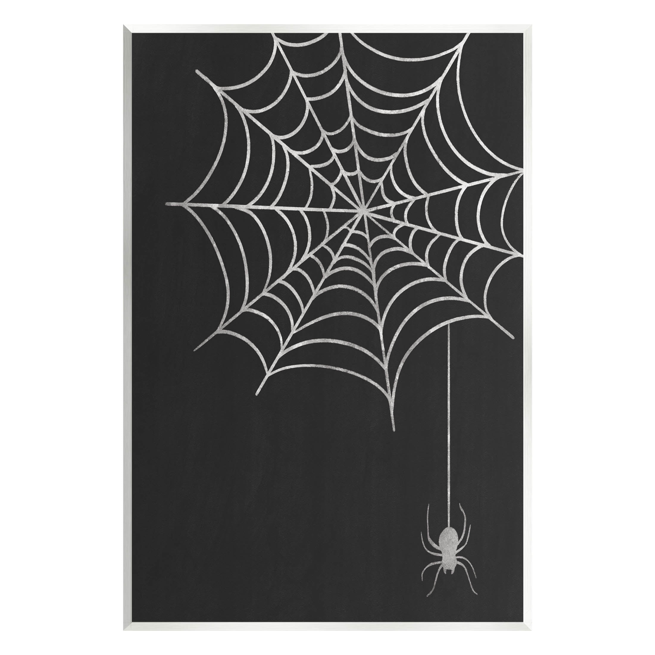 Stupell Industries Dangling Spider Web Insect Graphic Art Unframed Art Print Wall Art, Design by Taylor Shannon Designs