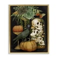 thumbnail image 1 of Stupell Industries Dark Academia Motif Gold Framed Floater Canvas Wall Art design by Nicole Tamarin, 31 x 25, 1 of 9