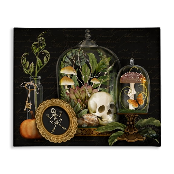 Stupell Industries Dark Academia Terrarium Motif Canvas Wall Art design by Nicole Tamarin, 16 x 20