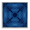 thumbnail image 1 of Stupell Industries Dark Blue Patterned Abstract Painting Gray Framed Art Print Wall Art, 24 x 24, 1 of 2