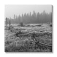 thumbnail image 1 of Stupell Industries Dark Countryside Fence Photography Landscape Photography Gallery Wrapped Canvas Print Wall Art, 1 of 5
