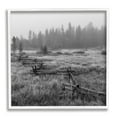 thumbnail image 1 of Stupell Industries Dark Countryside Fence Photography Landscape Photography White Framed Art Print Wall Art, 1 of 7
