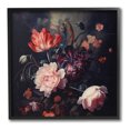 thumbnail image 1 of Stupell Industries Dark Elegant Flowers Botanical & Floral Photography Black Framed Art Print Wall Art, 12 x 12, 1 of 9