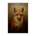thumbnail image 1 of Stupell Industries Farmhouse Dark Fox Visage Canvas Art, 24 x 36, by Petals Prints Design, 1 of 8
