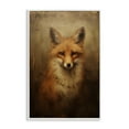 thumbnail image 1 of Stupell Industries Dark Fox Visage Animals & Insects Painting White Framed Art Print Wall Art, 16 x 24, 1 of 10