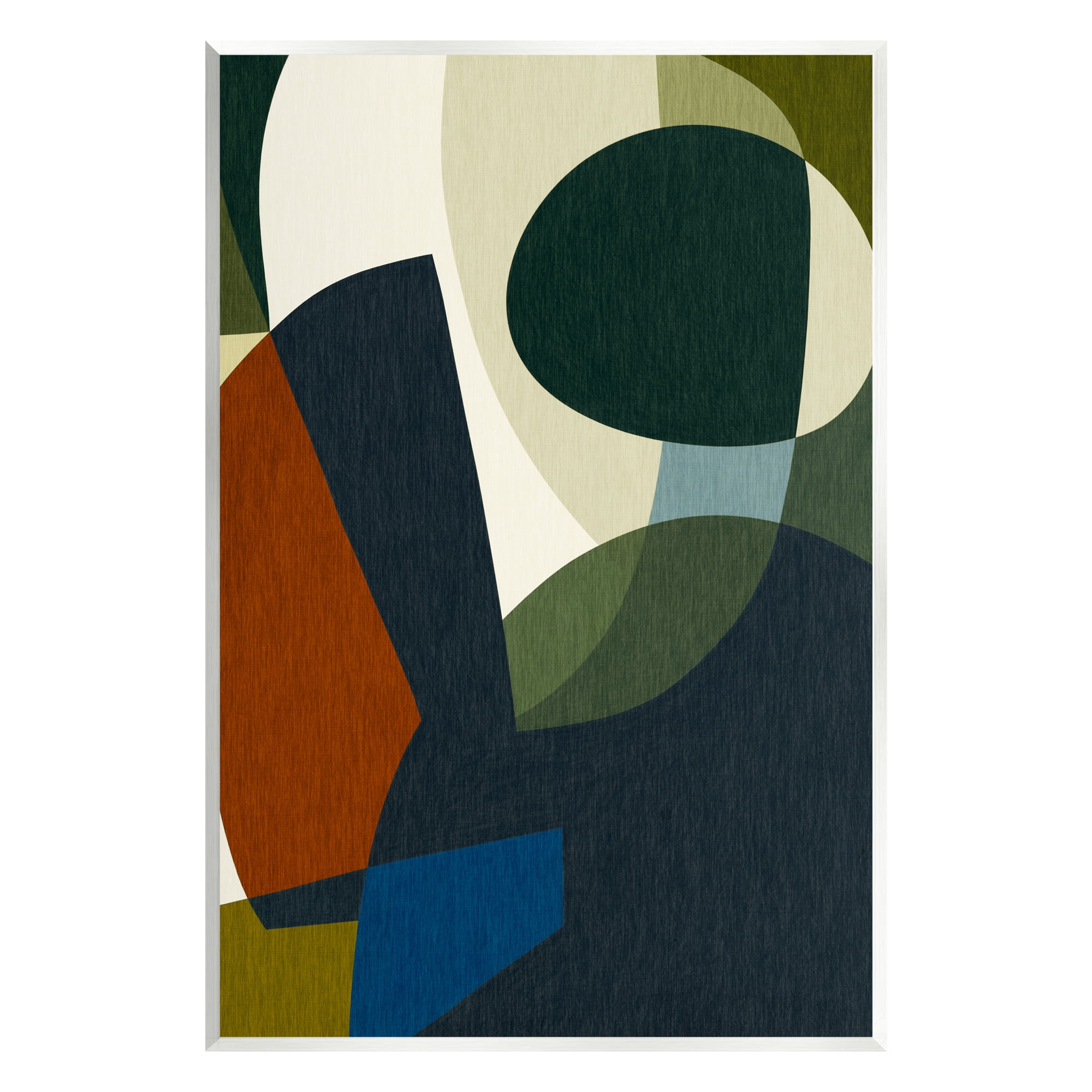 Stupell Industries Dark Geometric Pattern Abstract Painting Unframed Art Print Wall Art, 13 x 19