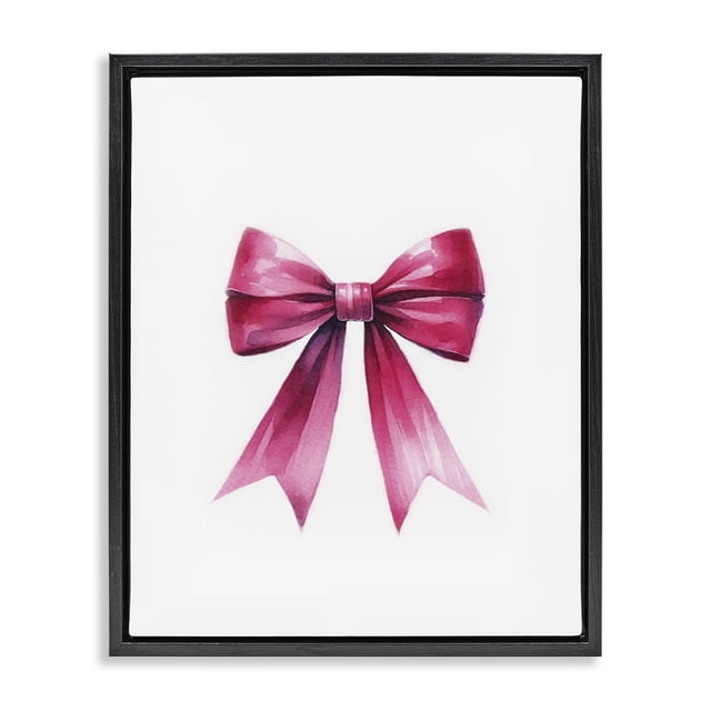 Floating Bows Stupell Industries Shabby Chic Black Floating Frame Canvas Art, 25 x 31 ...