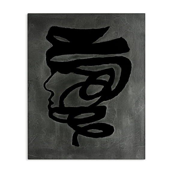 Stupell Industries Dark Portrait Coil Canvas Wall Art design by Vanna Lam, 30 x 24