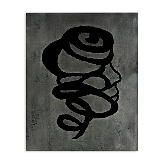 Stupell Industries Dark Swirling Coil Canvas Wall Art design by Vanna Lam, 48 x 36