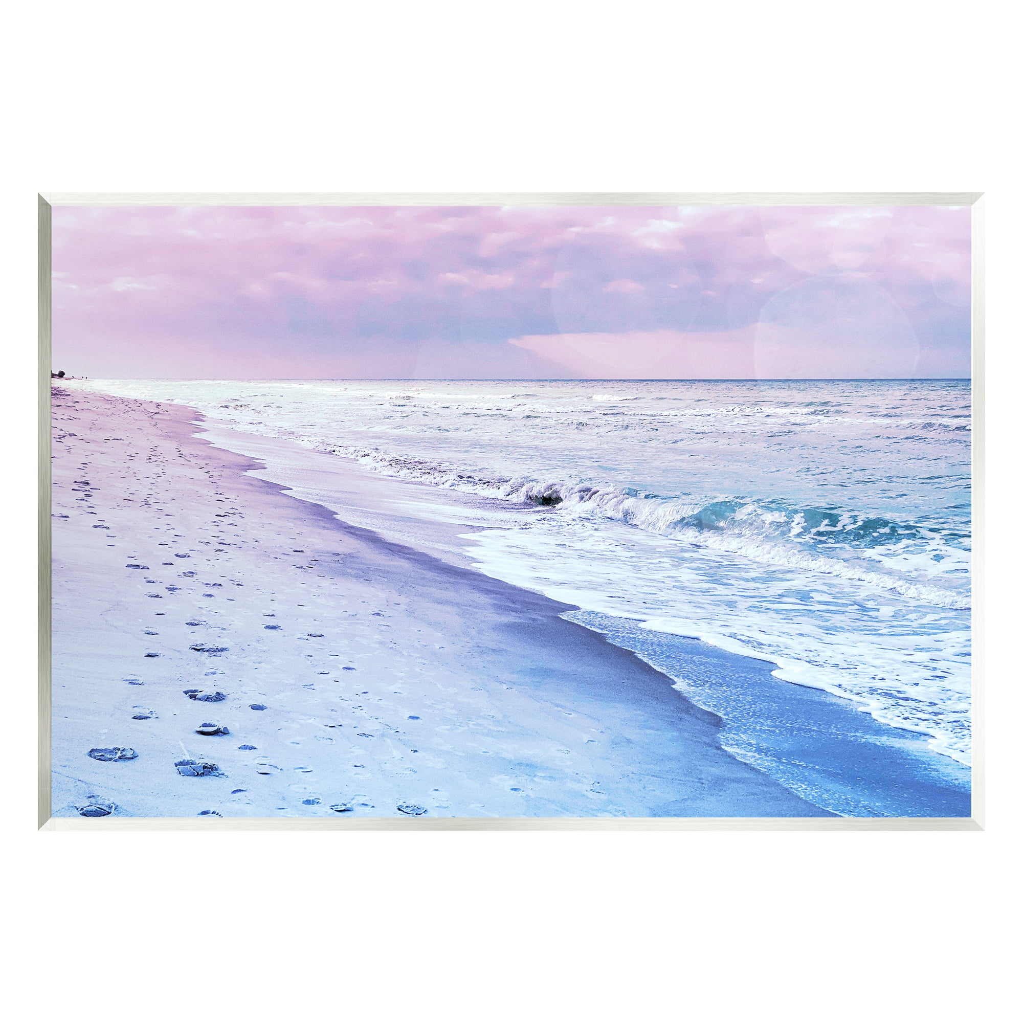 Stupell Industries Dawn Break Shoreline Nature Photography Unframed Art Print Wall Art, 19 x 13