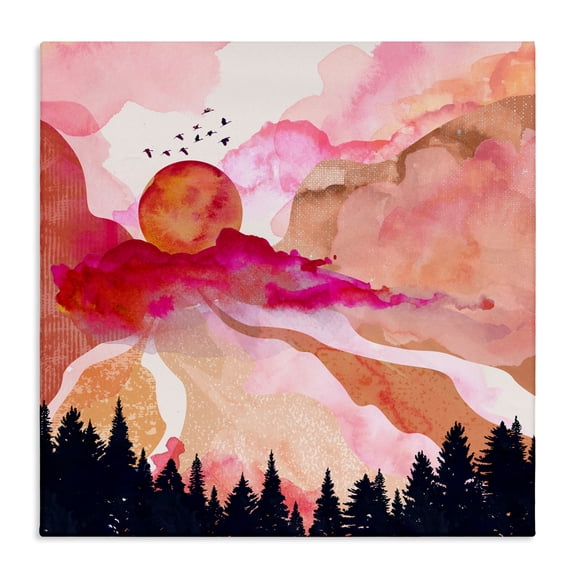 Stupell Industries Dawn In The River Canvas Wall Art design by Mia Charro, 24 x 24