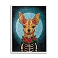thumbnail image 1 of Stupell Industries Day of Dead Chihuahua Animals & Insects Painting White Framed Art Print Wall Art, 11 x 14, 1 of 8