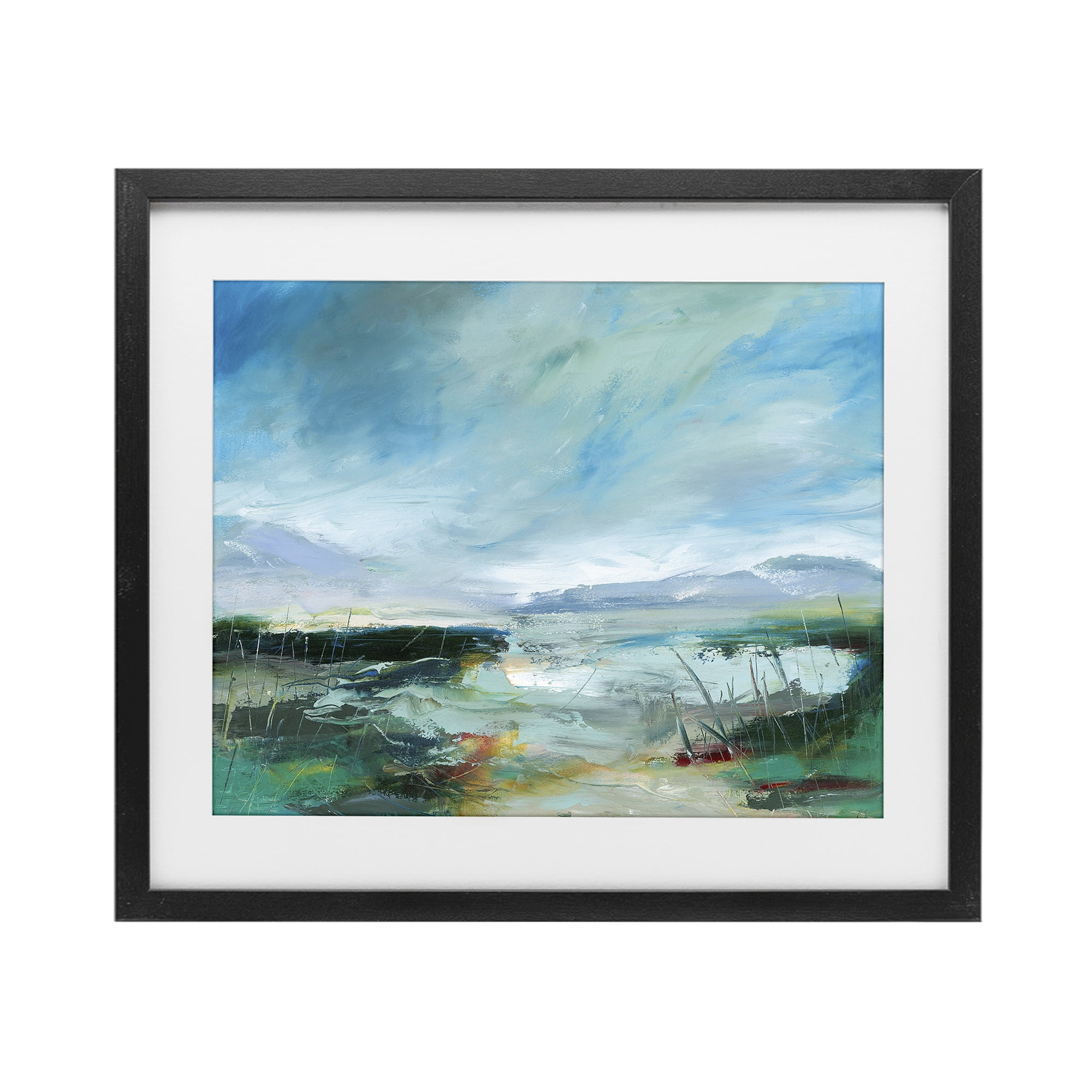 Stupell Industries Days By The Loch Black Framed Print Under Glass, design by Lesley Birch
