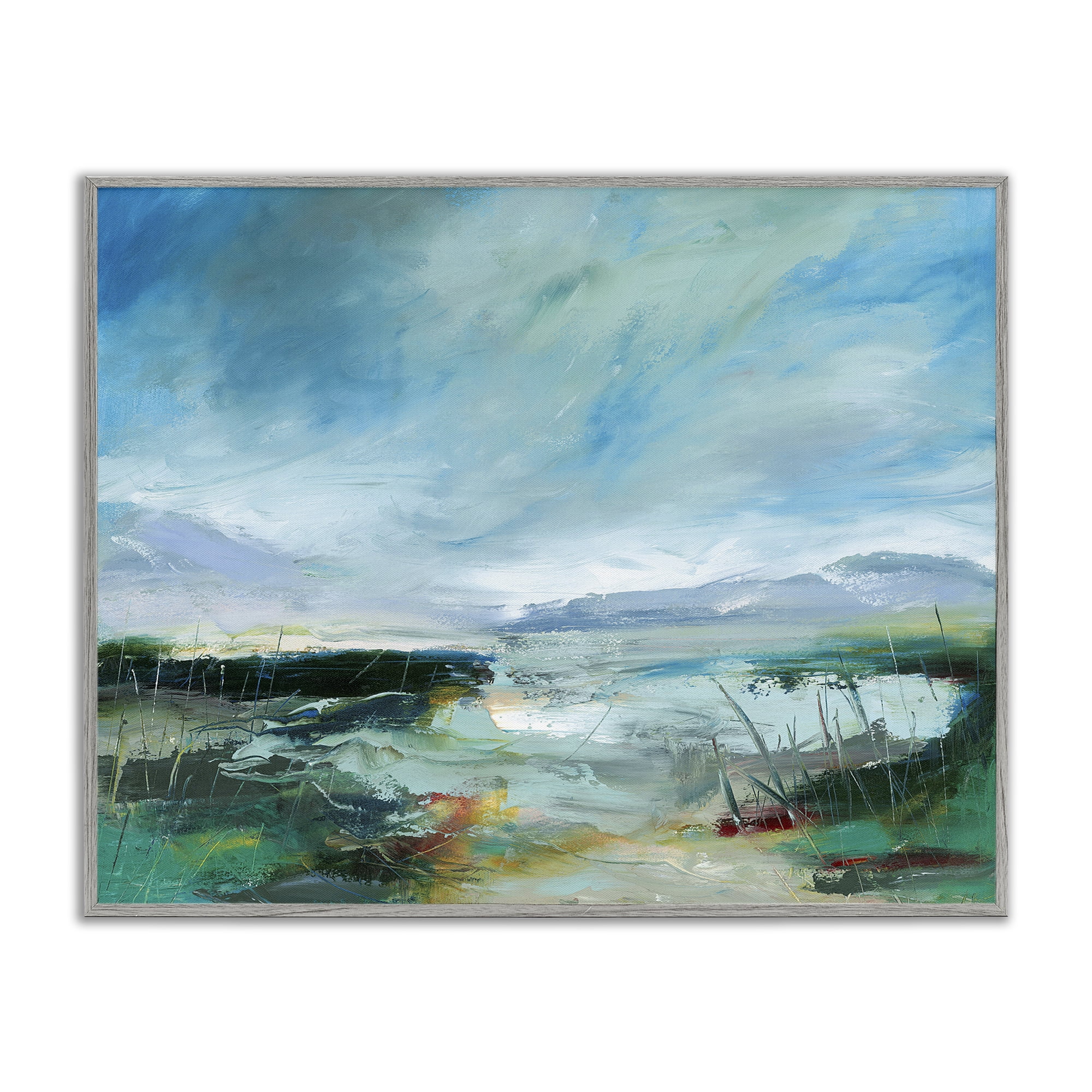 Stupell Industries Days By The Loch Gray Framed Giclee Art, design by Lesley Birch