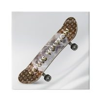 Stupell Industries Dazzling Fashion Brand Moon Pattern Skateboard Design Graphic Art Gallery Wrapped Canvas Print Wall Art, Design by Ziwei Li