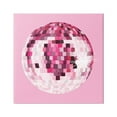 thumbnail image 1 of Stupell Industries Dazzling Pink Disco Ball Shining Geometric Pattern Graphic Art Gallery Wrapped Canvas Print Wall Art, Design by Hey Bre! Creative Studio, 1 of 7