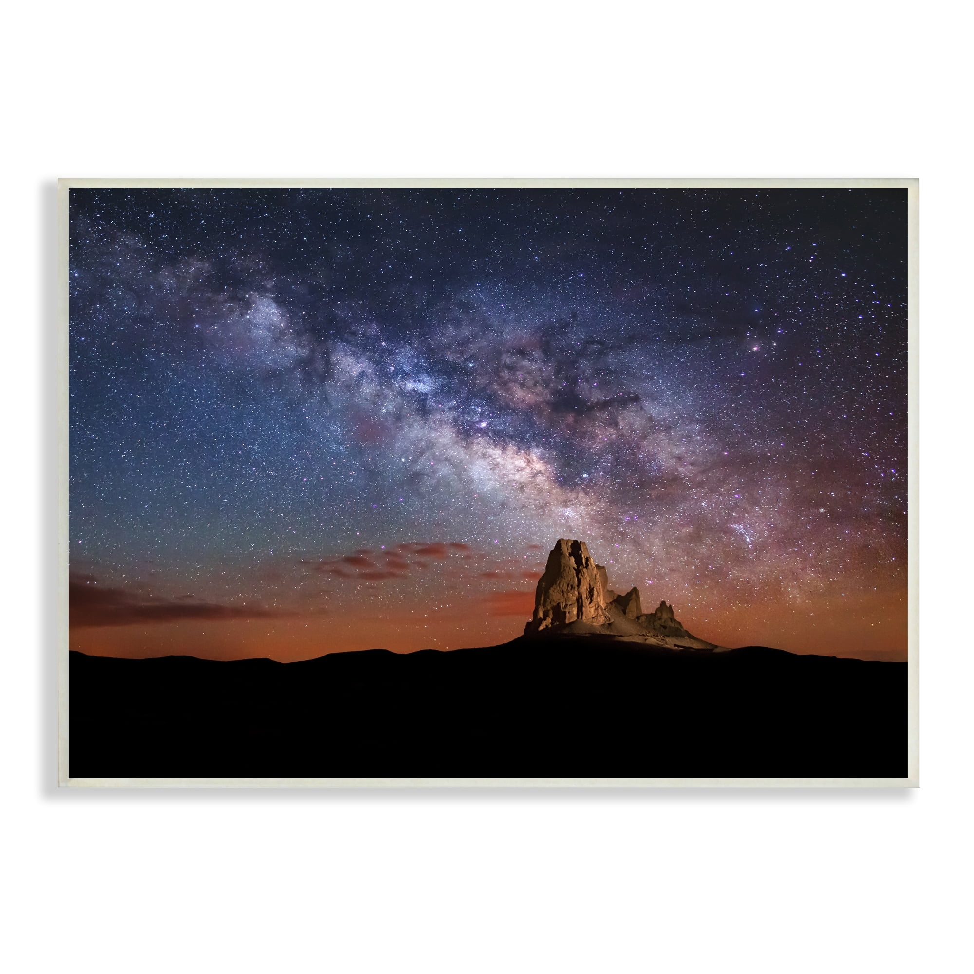 Stupell Industries Milky Way Desert Sky Graphic Art Print by Royce Bair ...