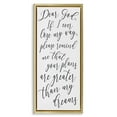 Stupell Industries Dear God Motivational Phrase Religious Painting Gold