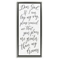 Stupell Industries Dear God Motivational Phrase Religious Painting Gray