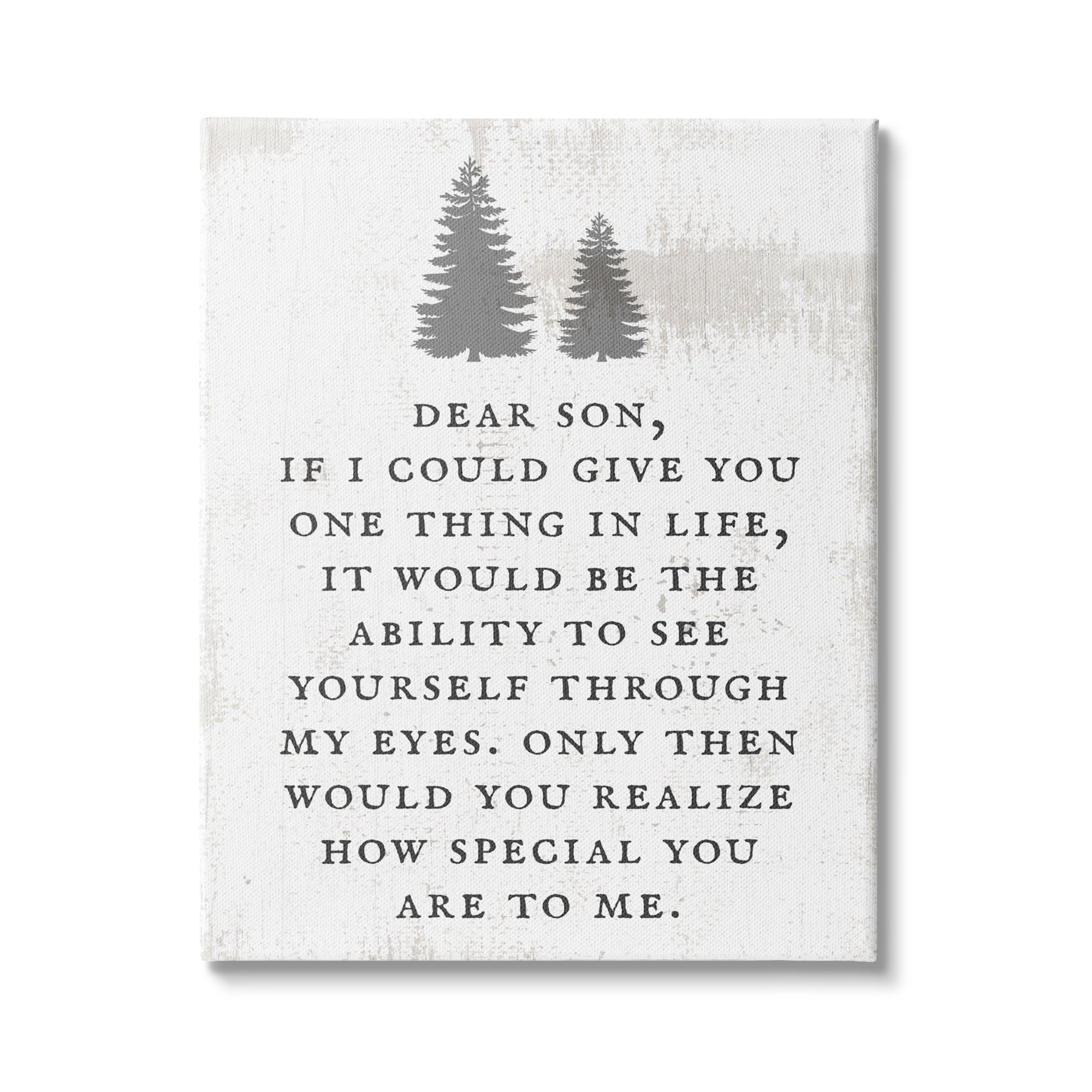 Stupell Industries Dear Son How Special You Are Phrase Rustic Forest, 24 x 30, Design by Daphne Polselli