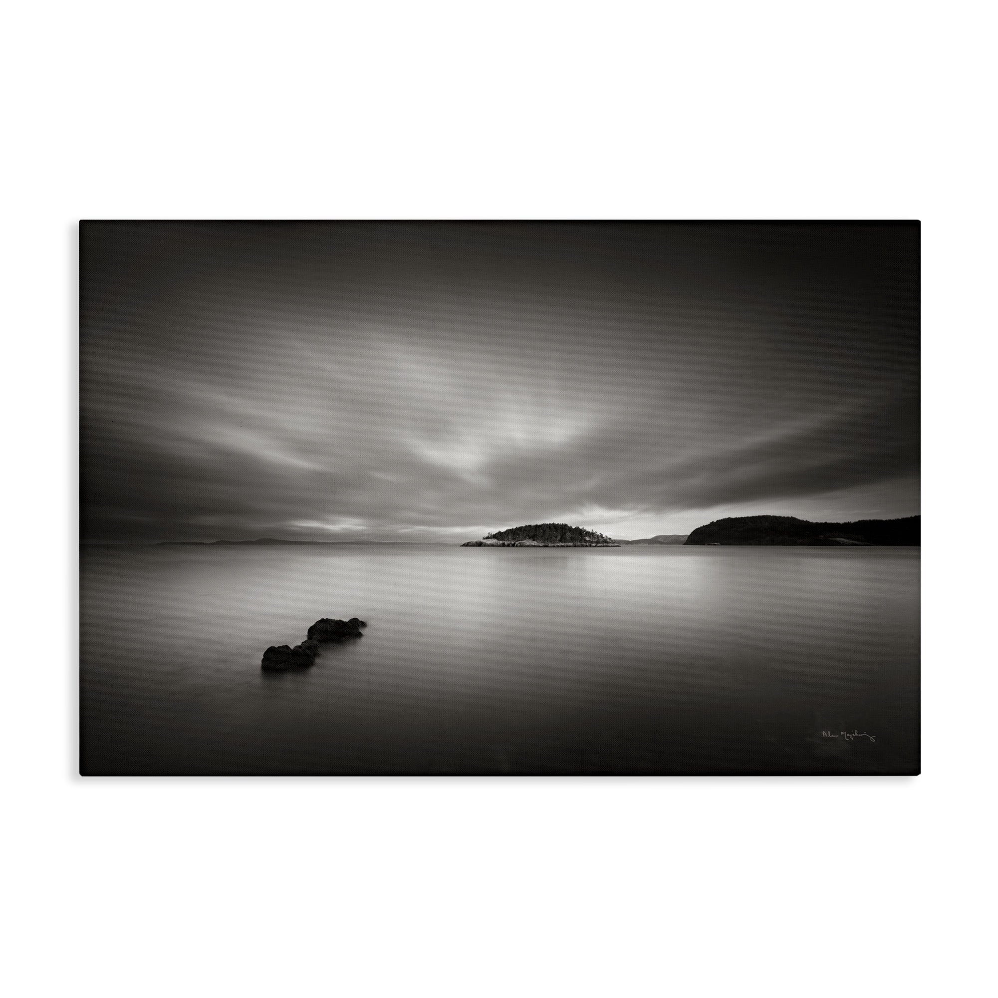 Stupell Industries Deception Pass Scene Landscape & Nature Photography Wrapped Canvas Art Print Wall Art, 36 x 24
