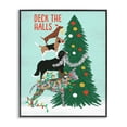 thumbnail image 1 of Stupell Industries - Deck The Halls Stacked Dogs Black Framed Giclee Art, 16 x 20, Made In USA, 1 of 7