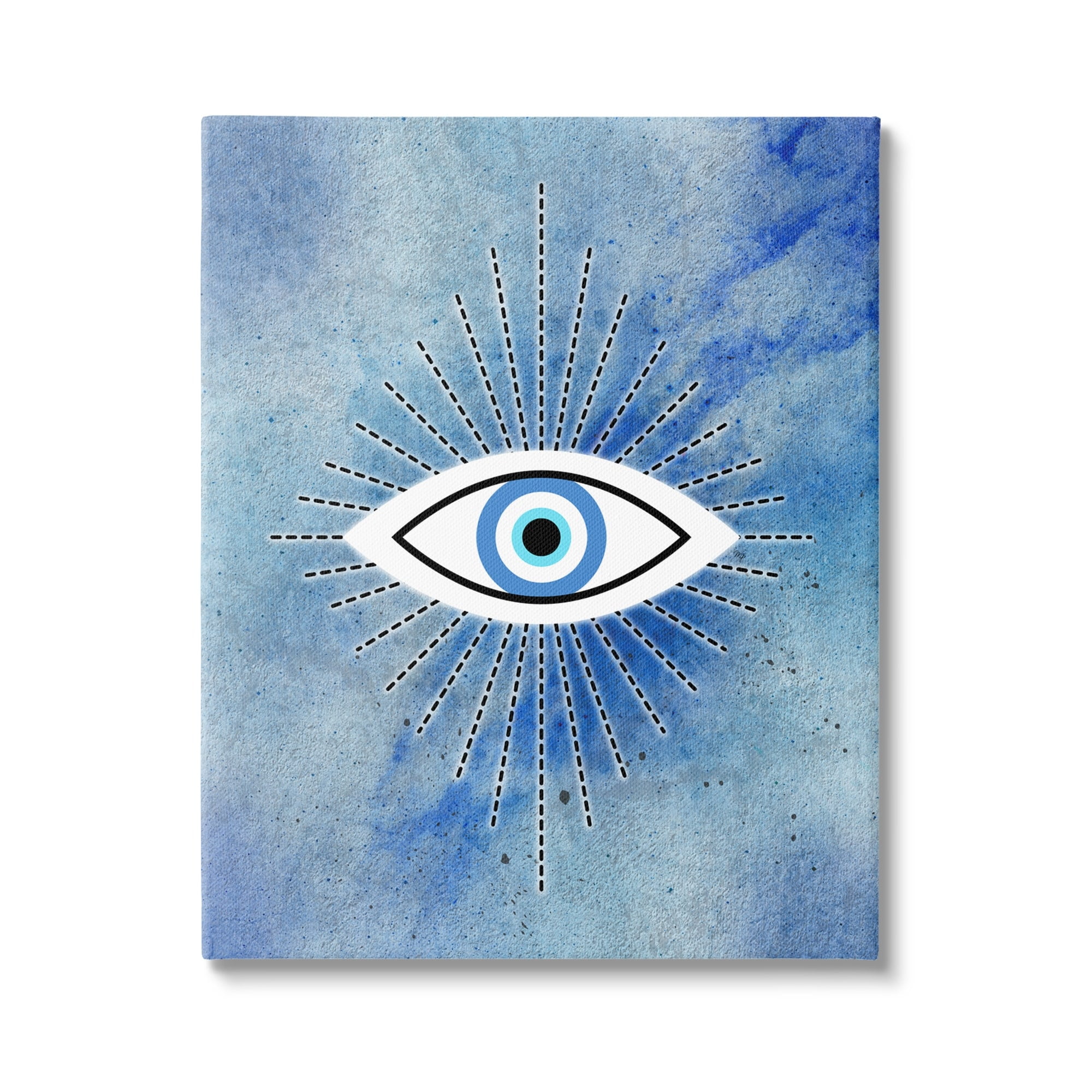Stupell Industries Deco Evil Sky Eye All Seeing Sacred Charm,16 x 20, Design by Martina Pavlova