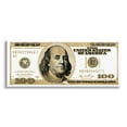 thumbnail image 1 of Stupell Industries Decorated Dollar Bill Pattern Trendy Glam Money Canvas Wall Art, 40 x 17, Design by Madeline Blake, 1 of 5