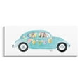thumbnail image 1 of Stupell Industries Decorated Easter Car Bunnies Floral Pattern Banner Painting Gallery Wrapped Canvas Print Wall Art, Design by Heatherlee Chan, 1 of 1