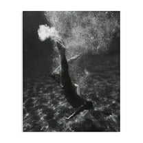 Stupell Industries Deep Ocean Diving Novelty Photography Gallery Wrapped Canvas Art Print Wall Art, 16 x 20