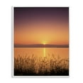 thumbnail image 1 of Stupell Industries Deep Orange Sunset Landscape Photography White Framed Art Print Wall Art, 24 x 30, 1 of 10