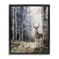 thumbnail image 1 of Stupell Industries Farmhouse Deer In The Woods Black Floating Frame Canvas Art, 17 x 21, by Franklyn Gregory, 1 of 8