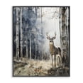 thumbnail image 1 of Stupell Industries Farmhouse Deer In The Woods Black Framed Giclee Art, 11 x 14, by Franklyn Gregory, 1 of 8