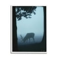 thumbnail image 1 of Stupell Industries Deer Silhouette Between Trees Foggy Forest Wildlife Framed Wall Art, 16 x 20, Design by Denise Brown, 1 of 5