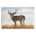 thumbnail image 1 of Stupell Industries Deer in Country Grass Animals & Insects Painting Unframed Art Print Wall Art, 19 x 13, 1 of 7