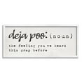 thumbnail image 1 of Stupell Industries Deja Poo Bathroom Definition Heard This Before, 24 x 10, Design by Daphne Polselli, 1 of 5
