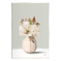 Stupell Industries Delicate Blooms in Vase Botanical & Floral Painting Unframed Art Print Wall Art, 10 x 15