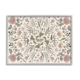 thumbnail image 1 of Stupell Industries Delicate Botanical Pattern Intricate Butterfly Insects Motif Graphic Art Gray Framed Art Print Wall Art, Design by Birgit Maria Kiennast, 1 of 5