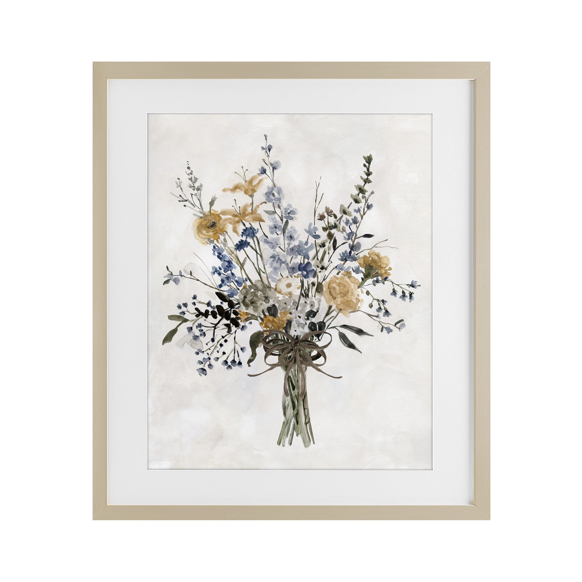 Stupell Industries Delicate Botanicals Bushel Birch Framed Print Under Glass, design by Carol Robinson