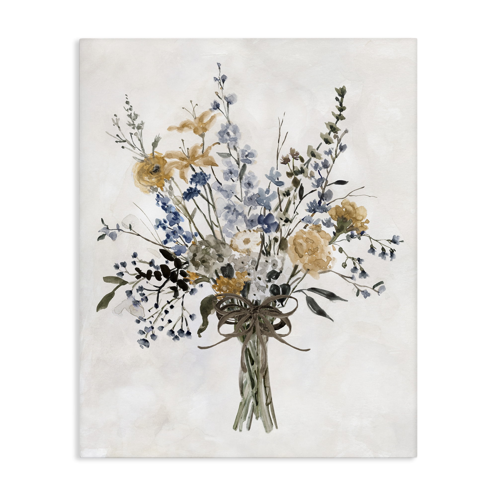 Stupell Industries Delicate Botanicals Bushel Canvas Wall Art, design by Carol Robinson