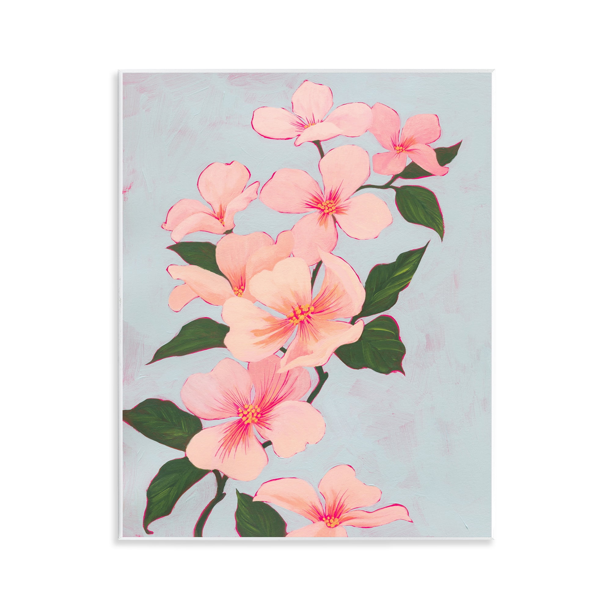 Stupell Industries Delicate Cherry Blossoms Botanical & Floral Painting Unframed Art Print Wall Art, 11 x 14